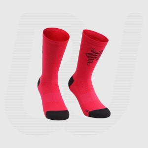 Limitowane Skarpetki Rowerowe ASSOS Speed Club Socks 2024 Lunar Red 