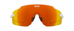 Okulary KOO Supernova Białe / Czerwone lustrzane soczewki