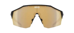 Okulary KOO Alibi Czarne matowe / Złote lustrzane soczewki REGULAR